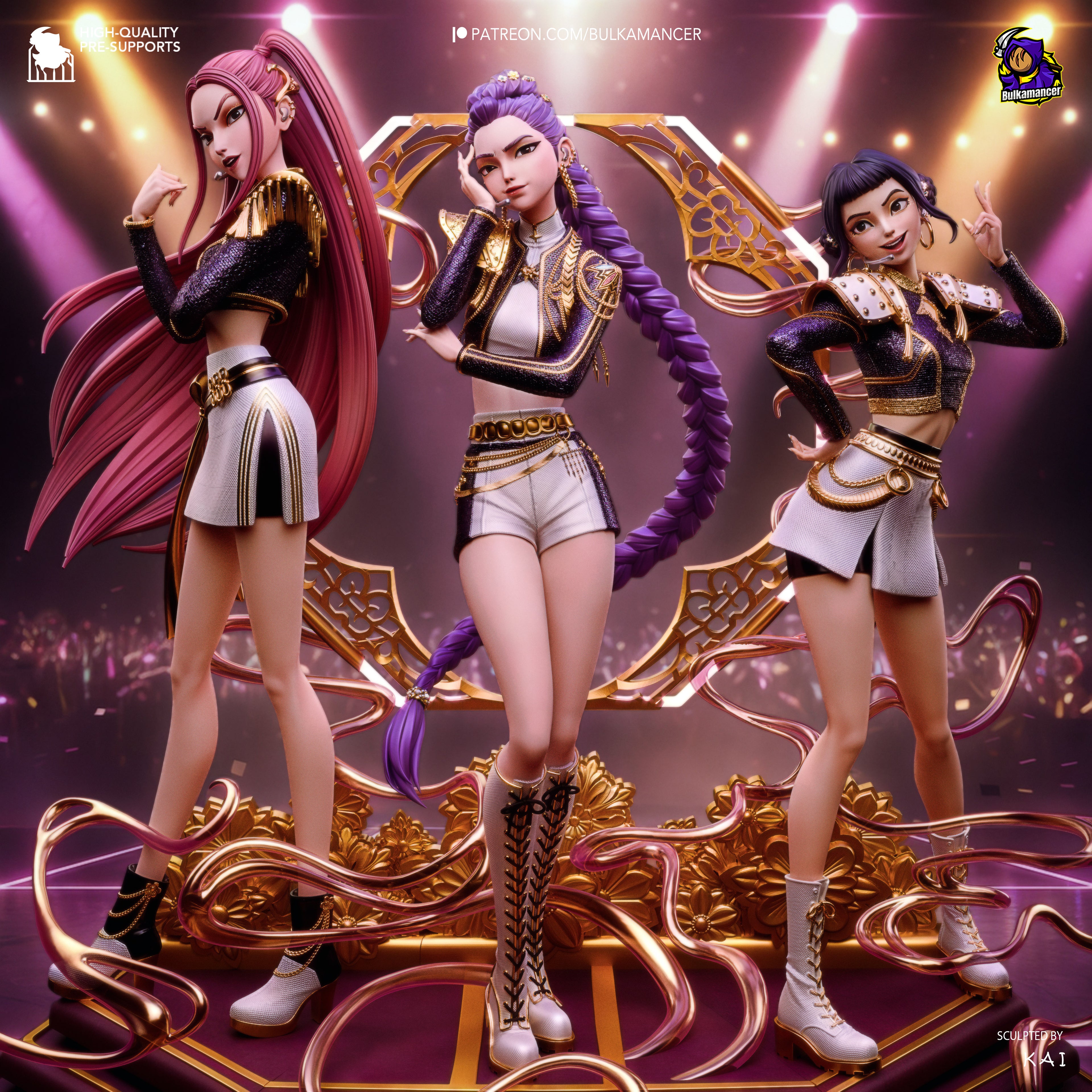 Rumi x Mira x Zoey - KPop Demon Hunters (Diorama)