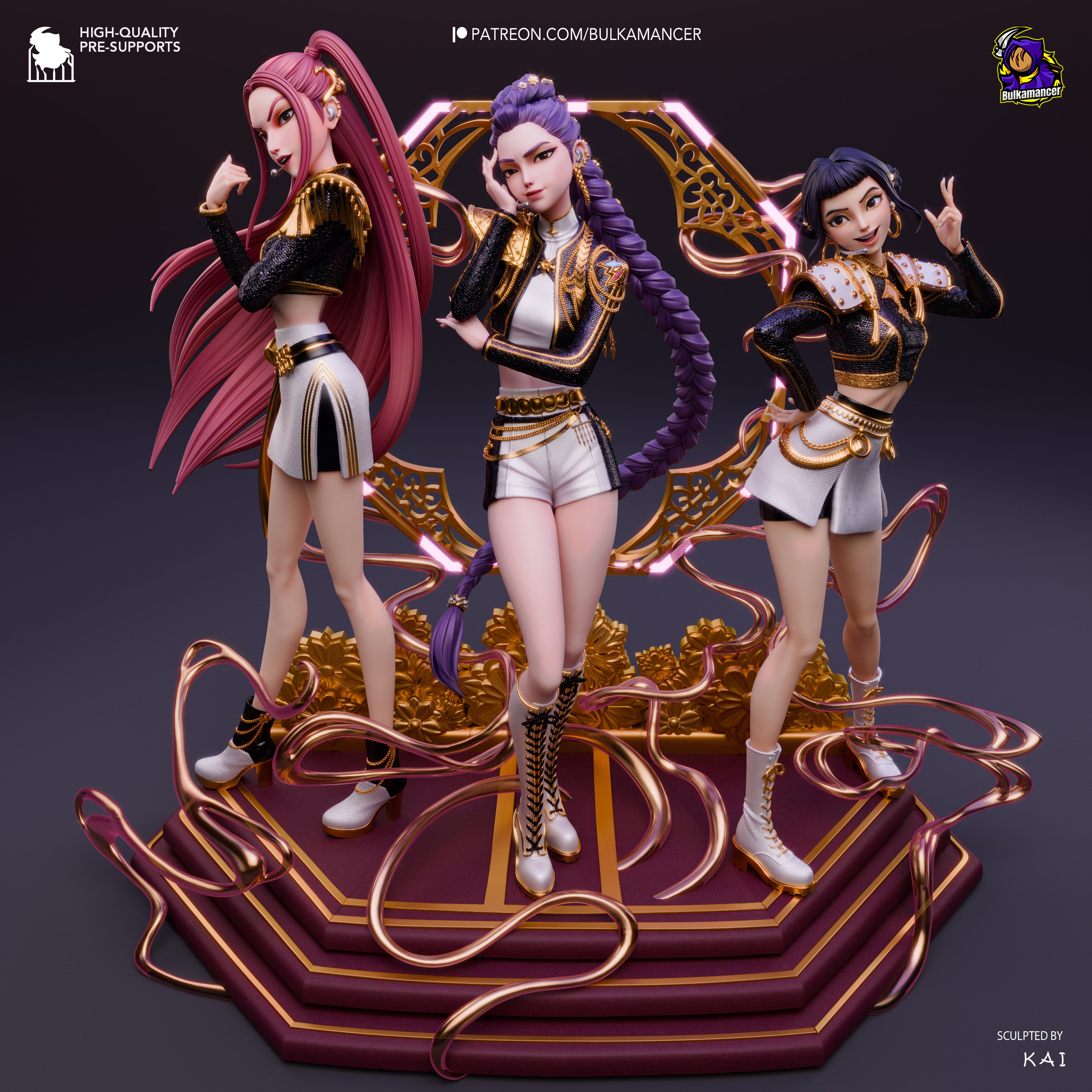 Rumi x Mira x Zoey - KPop Demon Hunters (Diorama)