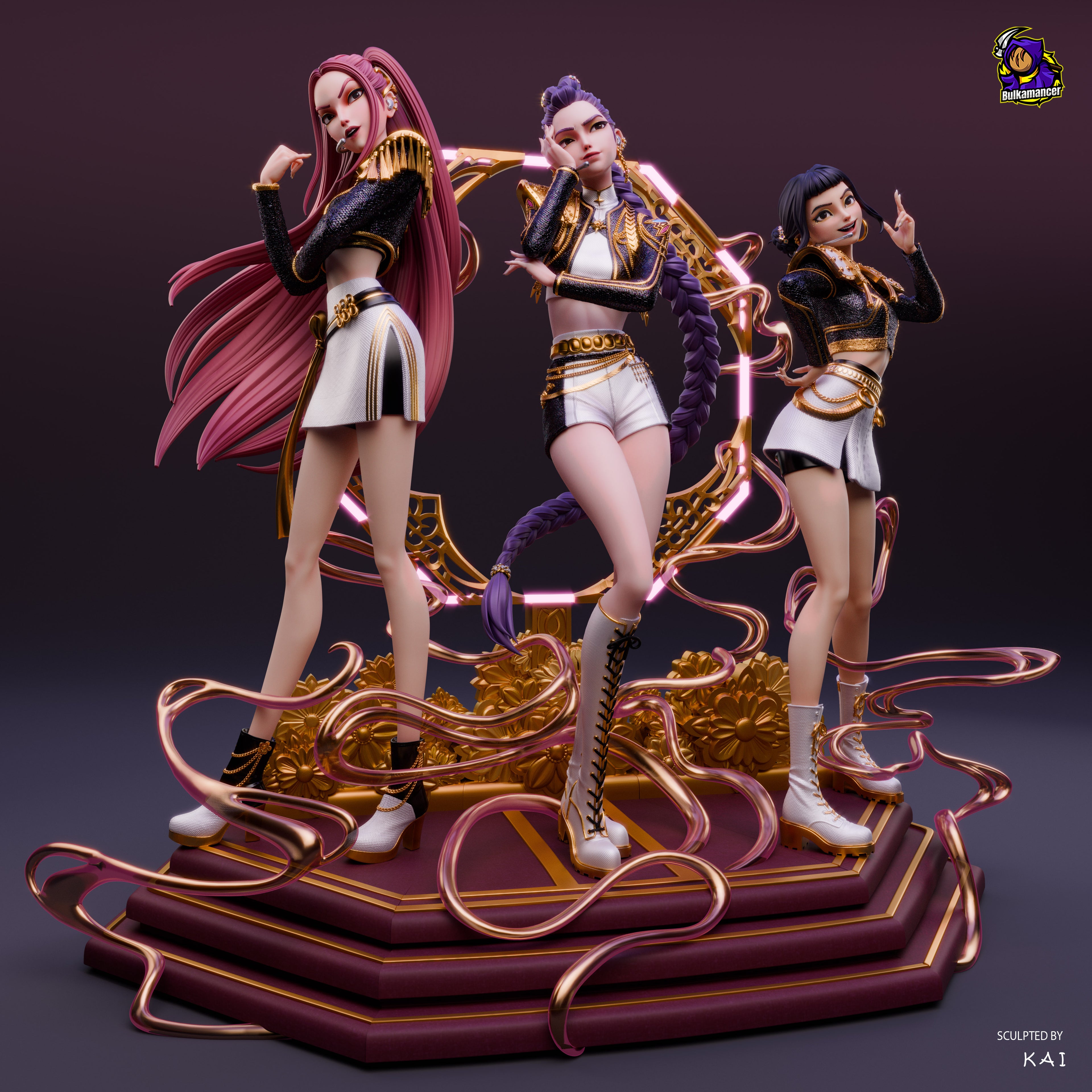 Rumi x Mira x Zoey - KPop Demon Hunters (Diorama)