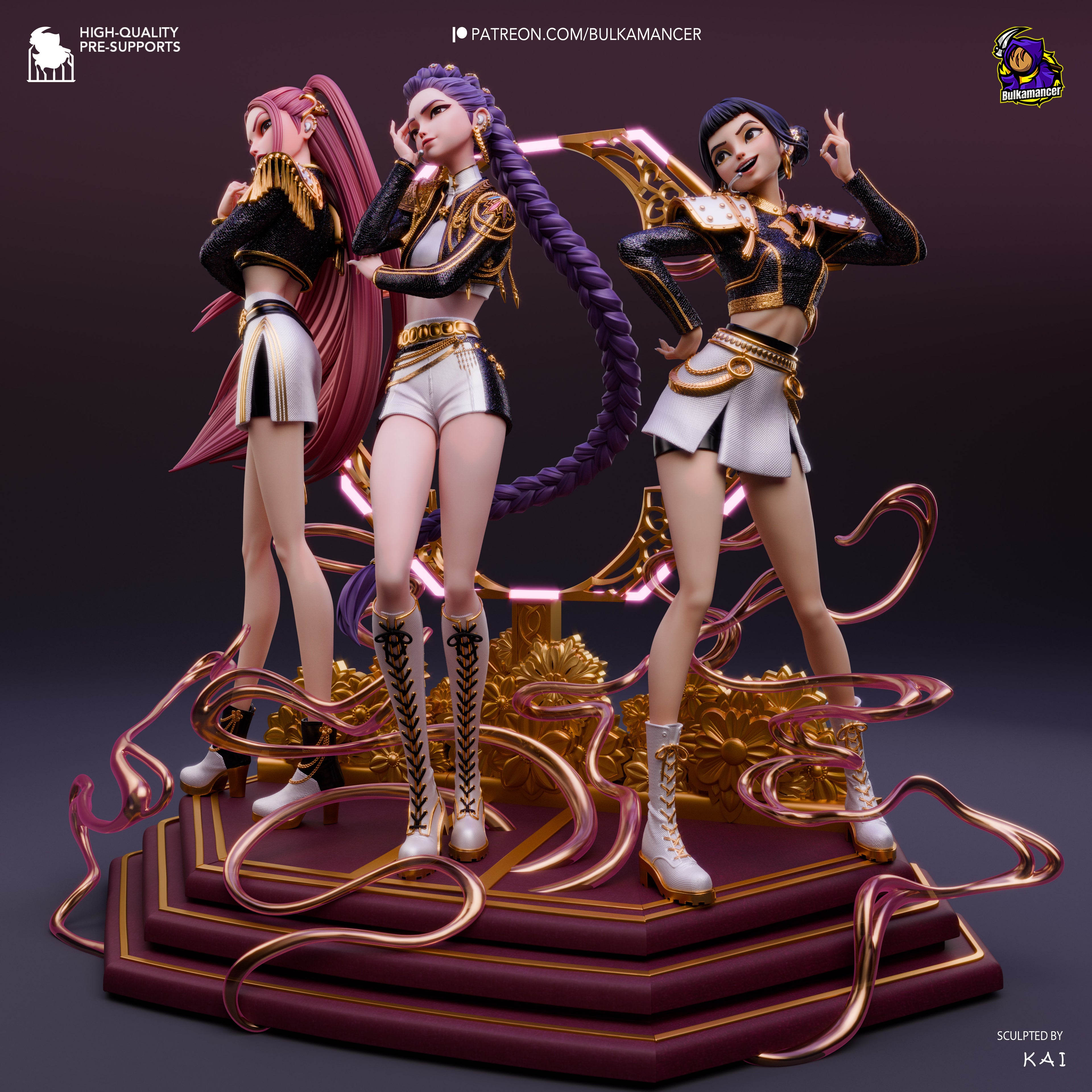 Rumi x Mira x Zoey - KPop Demon Hunters (Diorama)