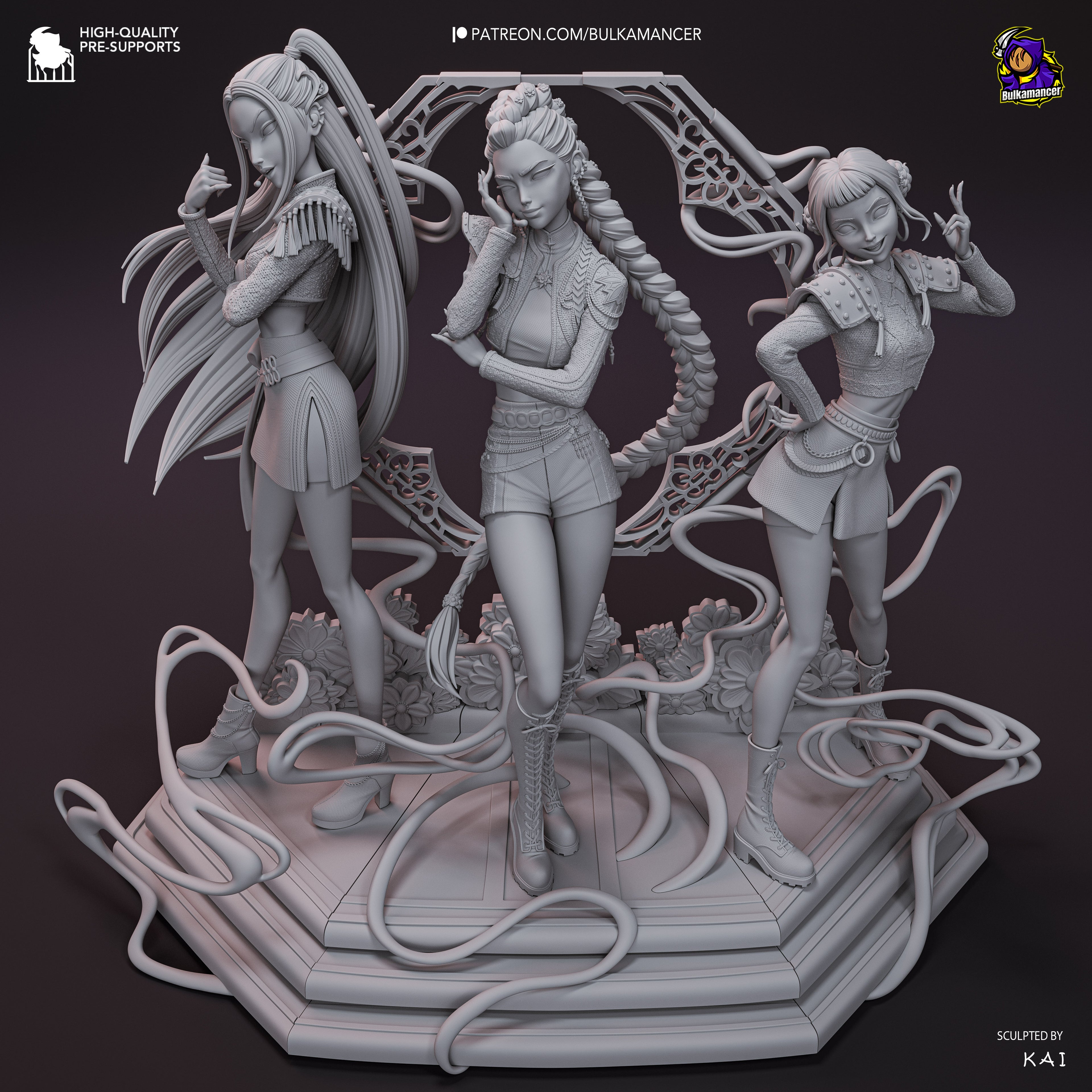 Rumi x Mira x Zoey - KPop Demon Hunters (Diorama)