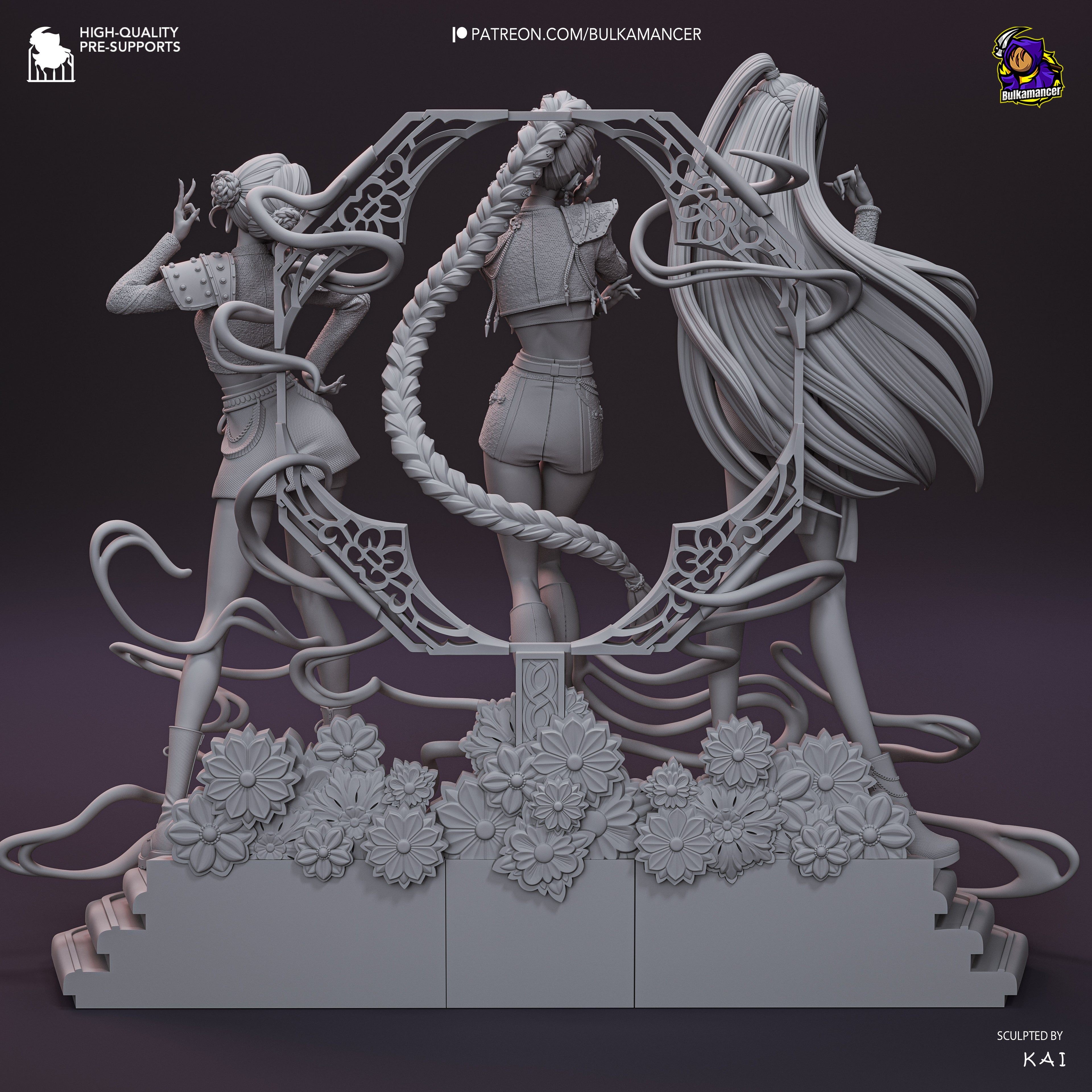 Rumi x Mira x Zoey - KPop Demon Hunters (Diorama)